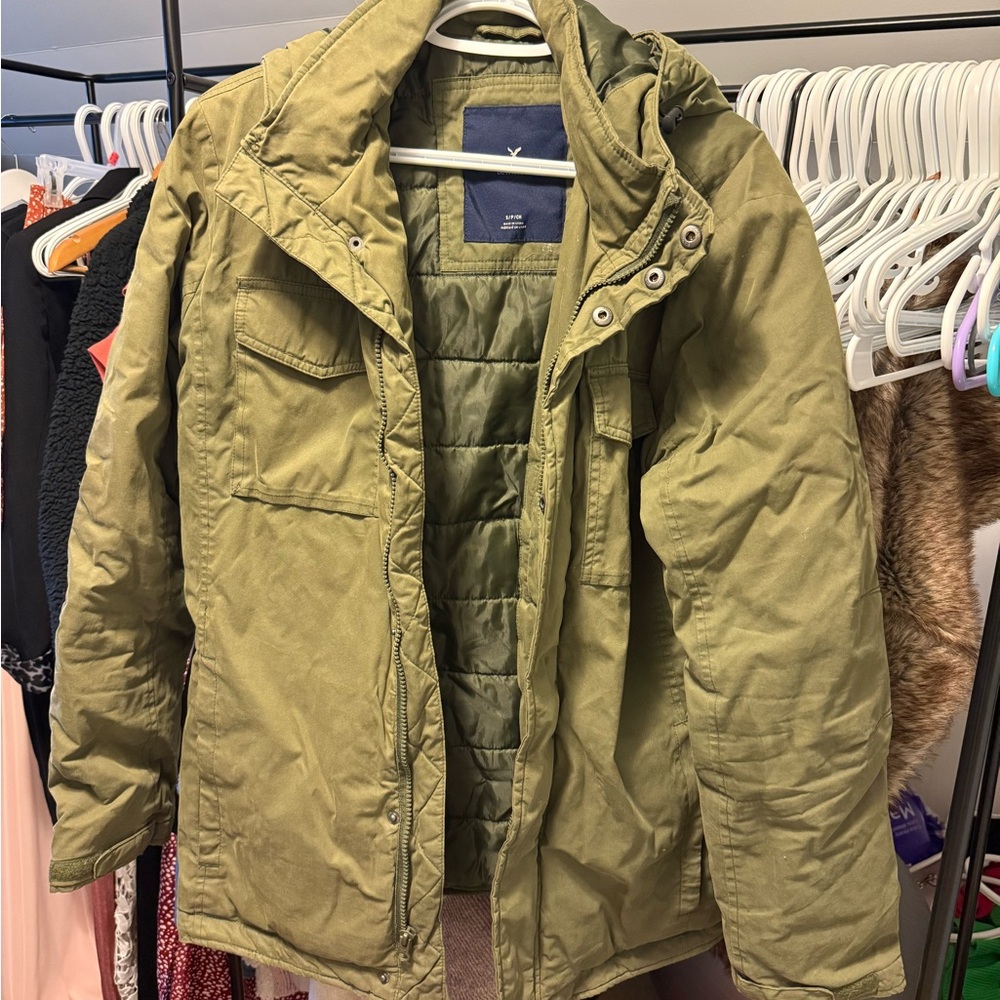 American Eagle Outfitters Olive Green Jacket